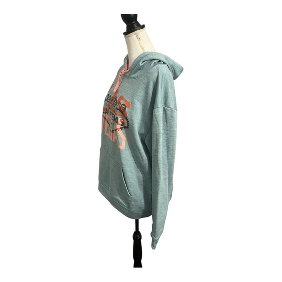 Wear Code size XL Las Vegas sweatshirt neon coral accents on a light teal GUC - Picture 5 of 8